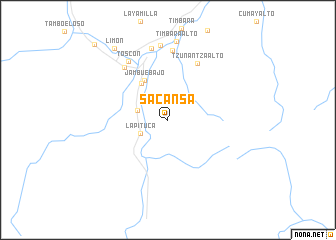 map of Sacansa