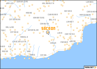 map of Sacaon