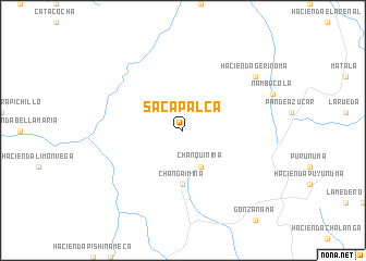 map of Sacapalca