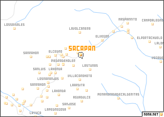 map of Sacapan