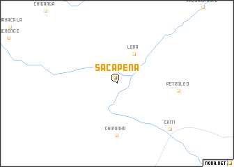 map of Sacapena