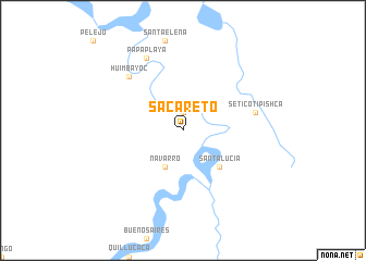 map of Sacareto