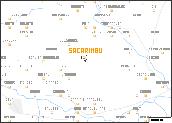 map of Săcărîmbu