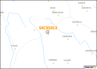 map of Saca-Saca