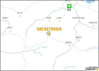 map of Sa Castangia