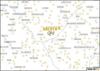 map of Sacata