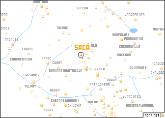 map of Saca