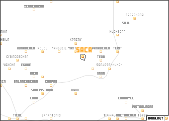 map of Sacá