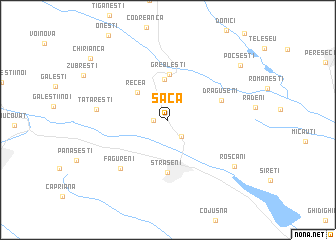 map of Saca