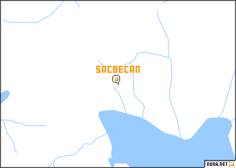 map of Sacbecan