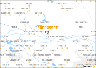 map of Saccassne