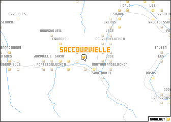 map of Saccourvielle