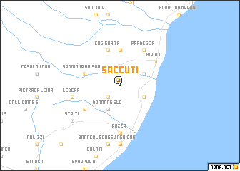 map of Saccuti