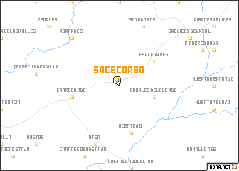 map of Sacecorbo