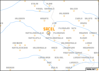 map of Săcel