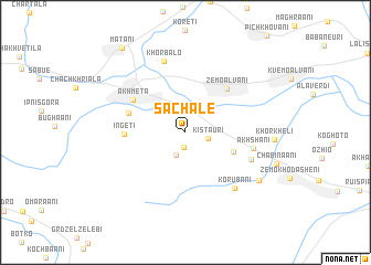 map of Sach\