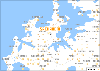 map of Sach\