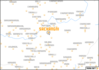 map of Sach\