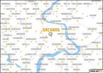 map of Sach\