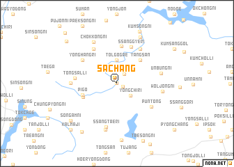 map of Sach\