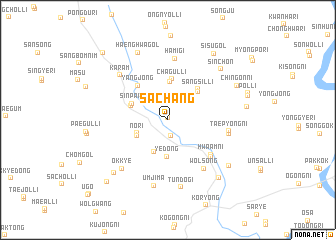 map of Sach\