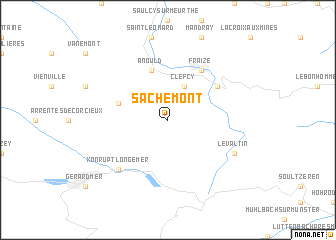 map of Sachemont