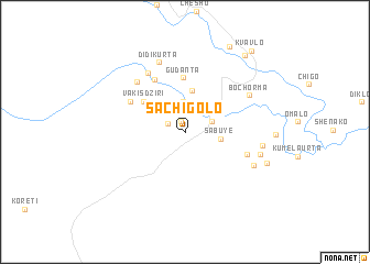map of Sachigolo