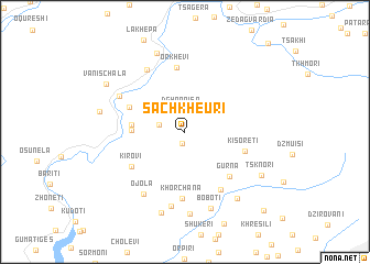 map of Sach\