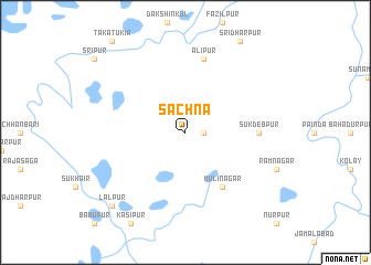 map of Sachna