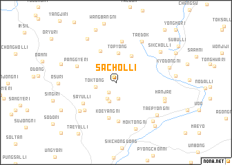 map of Sach\