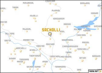 map of Sach\