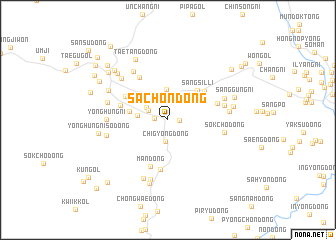 map of Sach\