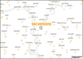 map of Sach\