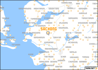 map of Sach\