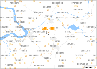 map of Sach\