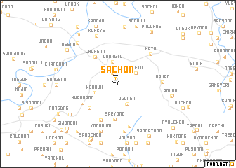 map of Sach\