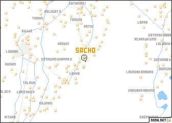 map of Sacho