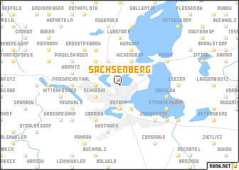 map of Sachsenberg