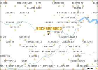 map of Sachsenberg