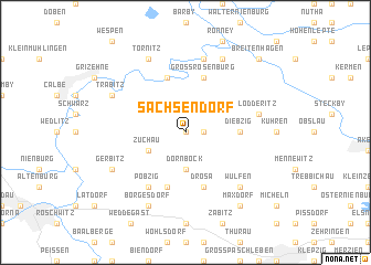 map of Sachsendorf