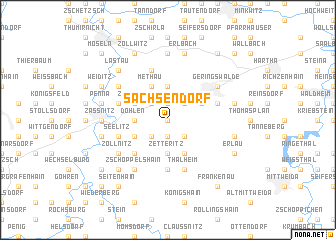 map of Sachsendorf