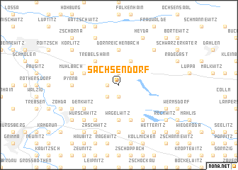 map of Sachsendorf