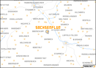 map of Sachsenflur