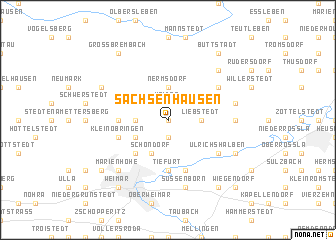 map of Sachsenhausen