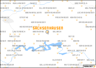 map of Sachsenhausen