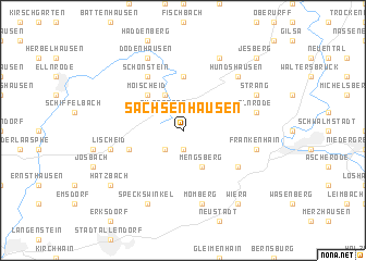 map of Sachsenhausen