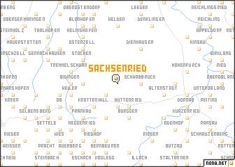 map of Sachsenried