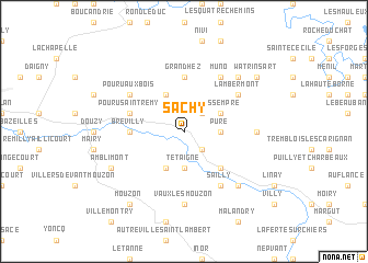 map of Sachy