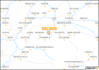 map of Saciova