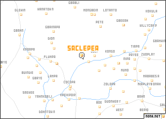 map of Saclepea